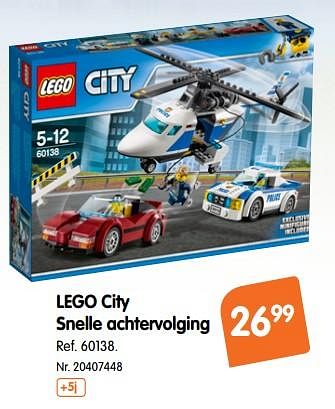 Promotions Lego city snelle achtervolging - Lego - Valide de 17/10/2018 à 29/11/2018 chez Fun