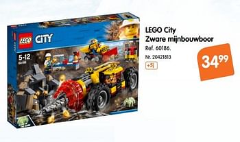 Promoties Lego city zware mijnbouwboor - Lego - Geldig van 17/10/2018 tot 29/11/2018 bij Fun