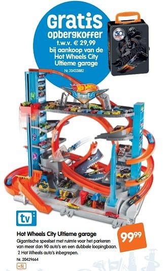 Promoties Hot wheels city ultieme garage - Hot Wheels - Geldig van 17/10/2018 tot 29/11/2018 bij Fun