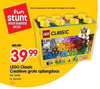 Promoties Lego classic creatieve grote opbergdoos - Lego - Geldig van 17/10/2018 tot 29/11/2018 bij Fun