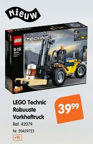 Promotions Lego technic robuuste vorkheftruck - Lego - Valide de 17/10/2018 à 29/11/2018 chez Fun