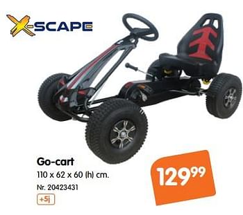 Promoties Go-cart - X-scape - Geldig van 17/10/2018 tot 29/11/2018 bij Fun