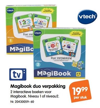 Promoties Magibook duo verpakking - Vtech - Geldig van 17/10/2018 tot 29/11/2018 bij Fun