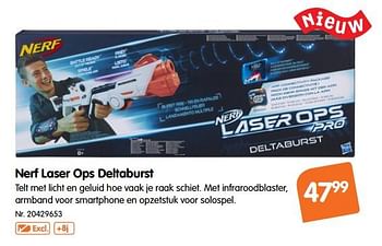 Promoties Nerf laser ops deltaburst - Nerf - Geldig van 17/10/2018 tot 29/11/2018 bij Fun