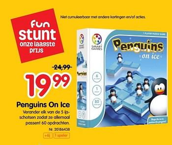 Promoties Penguins on ice - Smart Games - Geldig van 17/10/2018 tot 29/11/2018 bij Fun