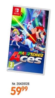 Promoties Mario tennis aces - Nintendo - Geldig van 17/10/2018 tot 29/11/2018 bij Fun