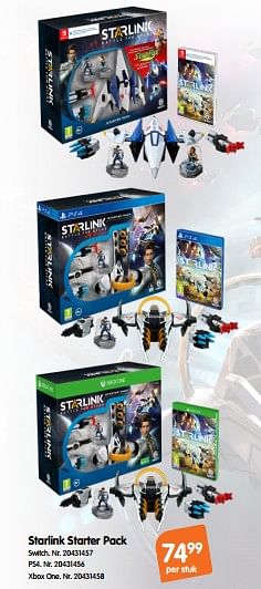 Promoties Starlink starter pack - Ubisoft - Geldig van 17/10/2018 tot 29/11/2018 bij Fun