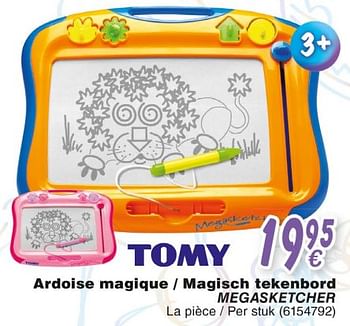 Promoties Ardoise magique magisch tekenbord megasketcher - Tommy - Geldig van 19/10/2018 tot 08/12/2018 bij Cora