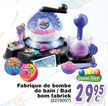 Promoties Fabrique de bombe de bain i bad bom fabriek - Canal Toys - Geldig van 19/10/2018 tot 08/12/2018 bij Cora