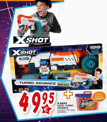 Promotions X-shot excel turbo advance - X-Shot - Valide de 19/10/2018 à 08/12/2018 chez Cora
