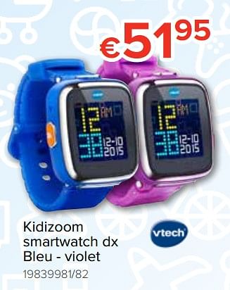 Promotions Kidizoom smartwatch dx bleu - violet - Vtech - Valide de 20/10/2018 à 06/12/2018 chez Euro Shop