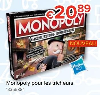 Promotions Monopoly pour les tricheurs - Hasbro - Valide de 20/10/2018 à 06/12/2018 chez Euro Shop