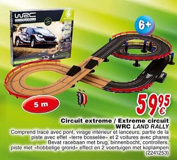 Promotions Circuit extreme-extreme circuit wrc land rally - WRC - Valide de 19/10/2018 à 08/12/2018 chez Cora