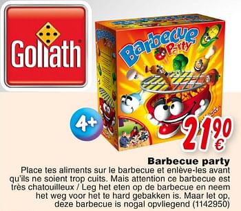 Promotions Barbecue party - Goliath - Valide de 19/10/2018 à 08/12/2018 chez Cora