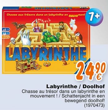 Promotions Labyrinthe - doolhof - Ravensburger - Valide de 19/10/2018 à 08/12/2018 chez Cora