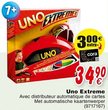 Promotions Uno extreme - Mattel - Valide de 19/10/2018 à 08/12/2018 chez Cora