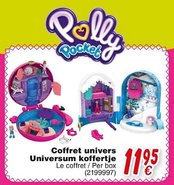 Promotions Coffret univers universum koffertje - Polly pocket - Valide de 19/10/2018 à 08/12/2018 chez Cora
