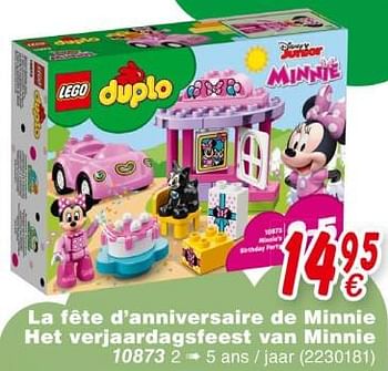 Promotions La fête d`anniversaire de minnie het verjaardagsfeest van minnie - Lego - Valide de 19/10/2018 à 08/12/2018 chez Cora