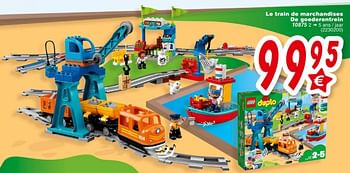 Promotions Le train de marchandises de goederentrein - Lego - Valide de 19/10/2018 à 08/12/2018 chez Cora