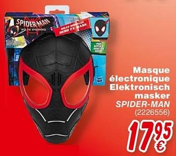 Promotions Masque électronique elektronisch masker spider-man - Hasbro - Valide de 19/10/2018 à 08/12/2018 chez Cora