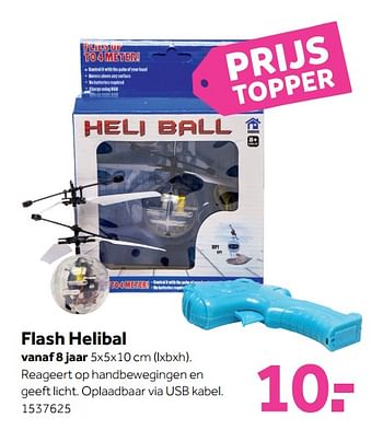 Promoties Flash helibal - Flash Ball - Geldig van 08/10/2018 tot 09/12/2018 bij Intertoys