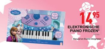 Promoties Elektronische piano frozen - Disney  Frozen - Geldig van 17/10/2018 tot 08/12/2018 bij Trafic