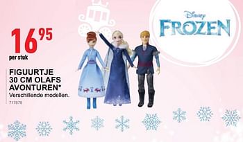 Promoties Figuurtje 30 cm olafs avonturen - Disney  Frozen - Geldig van 17/10/2018 tot 08/12/2018 bij Trafic