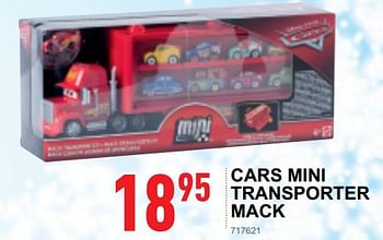 Promoties Cars mini transporter mack - Cars - Geldig van 17/10/2018 tot 08/12/2018 bij Trafic