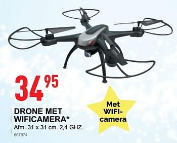 Promoties Drone met wificamera - Huismerk - Trafic  - Geldig van 17/10/2018 tot 08/12/2018 bij Trafic