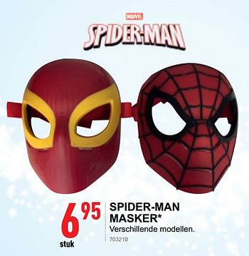 Promoties Spider-man masker - Spider-man - Geldig van 17/10/2018 tot 08/12/2018 bij Trafic
