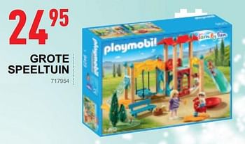Promoties Grote speeltuin - Playmobil - Geldig van 17/10/2018 tot 08/12/2018 bij Trafic