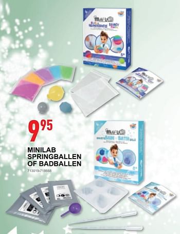 Promoties Minilab springballen of badballen - Buki - Geldig van 17/10/2018 tot 08/12/2018 bij Trafic