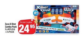 Promoties Zuru x-shot combo-pack - X-Shot - Geldig van 24/10/2018 tot 06/12/2018 bij Match