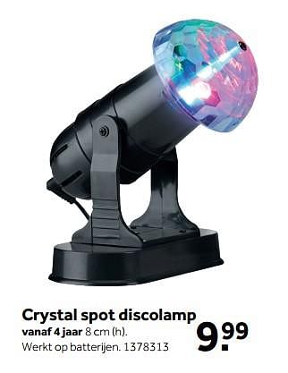 dans vriendschap Wat leuk Crystal Crystal spot discolamp - Promotie bij Intertoys
