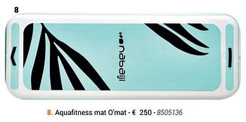 Promoties Aquafitness mat o`mat - Nabaiji - Geldig van 08/10/2018 tot 23/12/2018 bij Decathlon