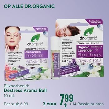 Promoties Destress aroma ball - Dr. Organic - Geldig van 22/10/2018 tot 11/11/2018 bij Holland & Barret