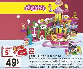 Promotions Coffret la fête foraine pinypon - Pinypon - Valide de 15/10/2018 à 25/11/2018 chez Géant Casino