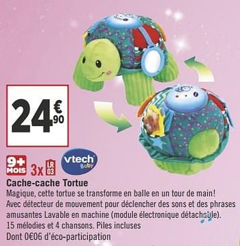 Promotions Cache-cache tortue - Vtech - Valide de 15/10/2018 à 25/11/2018 chez Géant Casino