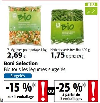 Epinards hachés à la crème bio surgelés Picard