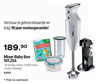 Promoties Bamix mixer baby box 101.254 - Bamix - Geldig van 24/10/2018 tot 24/11/2018 bij ShopWillems