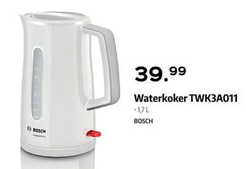 Promoties Bosch waterkoker twk3a011 - Bosch - Geldig van 24/10/2018 tot 24/11/2018 bij ShopWillems