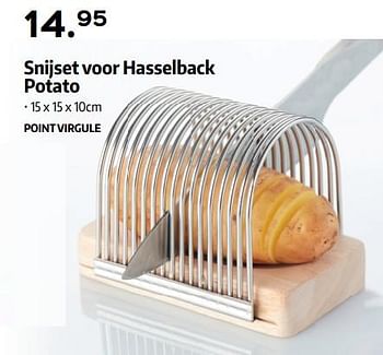 Promoties Snijset voor hasselback potato - Point-Virgule - Geldig van 24/10/2018 tot 24/11/2018 bij ShopWillems