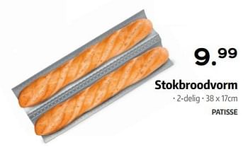 Promoties Stokbroodvorm - Patisse - Geldig van 24/10/2018 tot 24/11/2018 bij ShopWillems