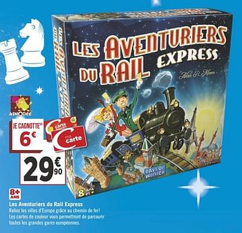 Promotions Les aventuriers du rail express - Asmodee - Valide de 15/10/2018 à 25/11/2018 chez Géant Casino
