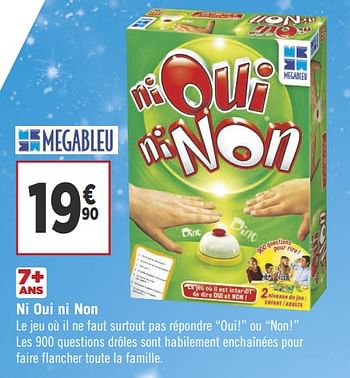 Promotions Ni oui ni non - Megableu - Valide de 15/10/2018 à 25/11/2018 chez Géant Casino