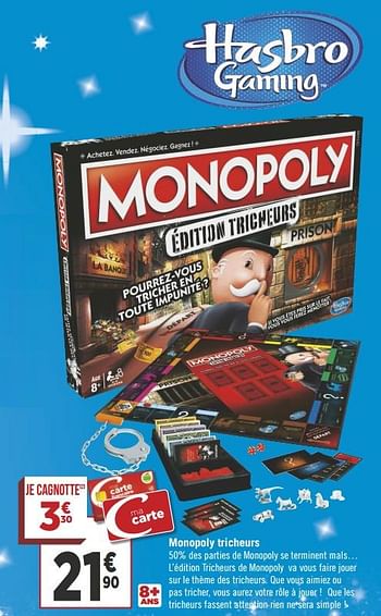 Promo Monopoly Tricheurs chez Auchan