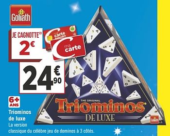 Promotions Triominos de luxe - Goliath - Valide de 15/10/2018 à 25/11/2018 chez Géant Casino
