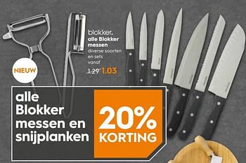 Promoties Alle blokker messen - Huismerk - Blokker - Geldig van 24/10/2018 tot 06/11/2018 bij Blokker