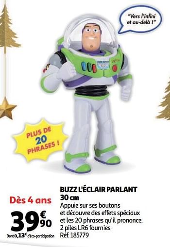 Promotions Buzz l`éclair parlant - Toy Story - Valide de 19/10/2018 à 16/12/2018 chez Auchan Ronq