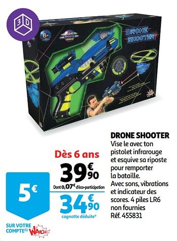 Promotions Drone shooter - DS Plastics - Valide de 19/10/2018 à 16/12/2018 chez Auchan Ronq
